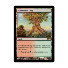 WotC MtG M12 Rootbound Crag (R) (Foil) NM
