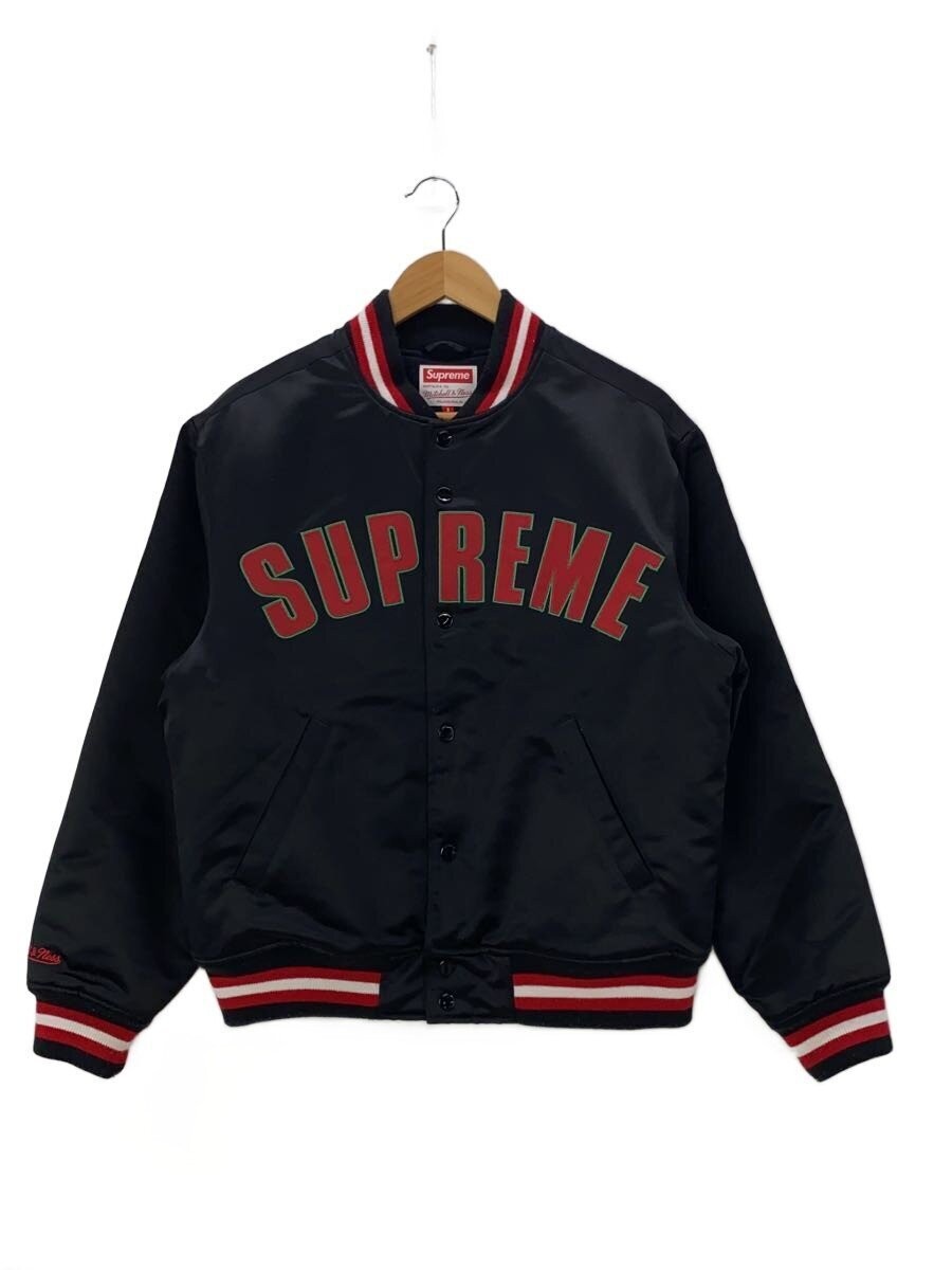 Supreme 21SS Varsity Jacket Mitchell Ness Satin Varsity Jacket S