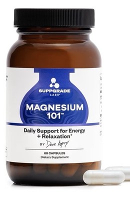 Suppgrade Labs Magnesium 101 by Dave Asprey Daily Support Sleep Metabolism 60Cap