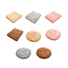 Cute Biscuit Shape Cushion Soft Thick Chair Pad Balcony  Pillow Seat Home Decor