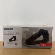 iDECT Edge Plus Call Blocker Cordless Phone with Answering Machine Digital Black