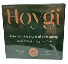 Hoygi 100 Toning And Brightening Face Pads Antioxidant Rich Exp 02/2028
