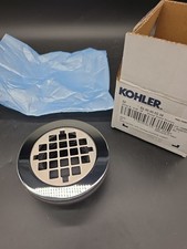 KOHLER K-9132-CP Shower Drain, One Size, Polished Chrome