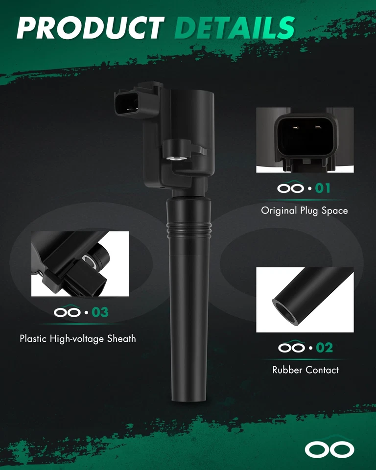 Bobinas de encendido 3,9 L 8 piezas para Ford Thunderbird 2002-2005 Lincoln LS 2000-2006 Foto 3 de 4