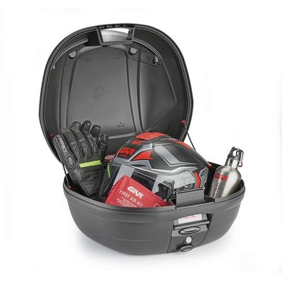 E340 Vision-Tech - Monolock Topcase mit Platte schwarz / Max Zuladung 3 kg