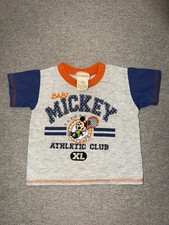 Vintage 90s The Walt Disney Company Mickey Mouse Size 12 Months Kids Shirt