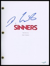 Delroy Lindo "Sinners" AUTOGRAPH Signed 'Delta Slim' Full Script Screenplay ACOA