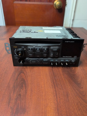 #ad OEM Delco 16255495 AM FM CD Radio Stereo Theftlock Chevy Silverado Tahoe GMC... $99.99