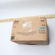 8-pk Led A19 Non-dimmable Led Light Bulb Daylight 100-watt Equivalent