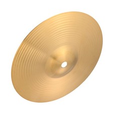 3 Pieces Small Drum Cymbals Instrument Fittings Brass Crash for Drums
