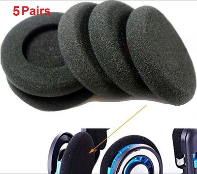 5Pairs  Ohrkissen Ohrpolster für Koss Porta Pro, Sennheiser, Sony, AKG Kopfhörer