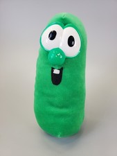 Vintage 1999 Fisher-Price VeggieTales Larry the Cucumber 7.5" Stuffed Plush