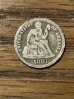 1883 P SEATED LIBERTY DIME!!