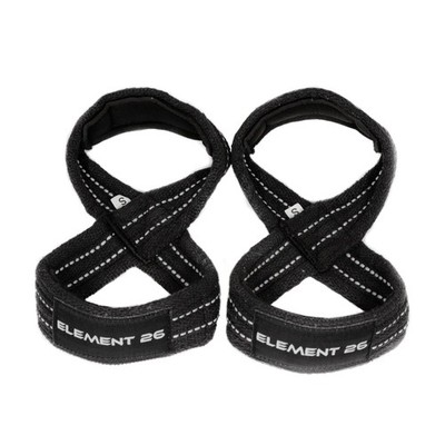 Element 26 Padded Figure 8 Wrist Straps, Small, Black