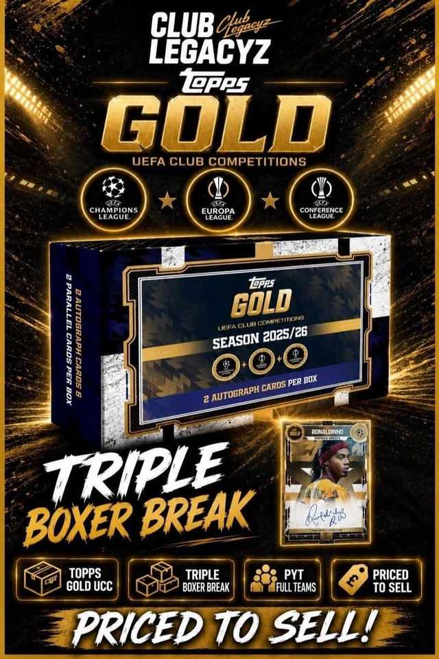 Topps Gold Triple Box Break PYT Full Teams