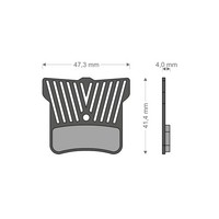 Pads Bremse Brenta Licht Tech Shimano Xt Br / Saint Zee MT520-TRP-TEKTRO