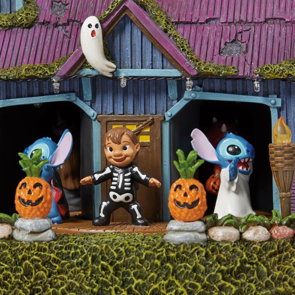 Disney Animated Stitch Halloween House w/Lights & Music, Lilo