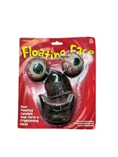 Scary Fright Face Floating Candle Set 4pc Skull Eyeballs Halloween Decor Amscan