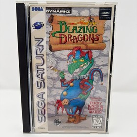Blazing Dragons Sega Saturn Video Game Monty Python Voices Registration Card