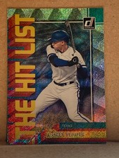 2022 Panini Donruss Baseball Corey Seager The Hit List THL-12  Silver Rapture