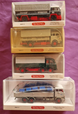 Wiking Konvolut Pritschen-LKW 041601/042901/046202/084909 neu in OVP