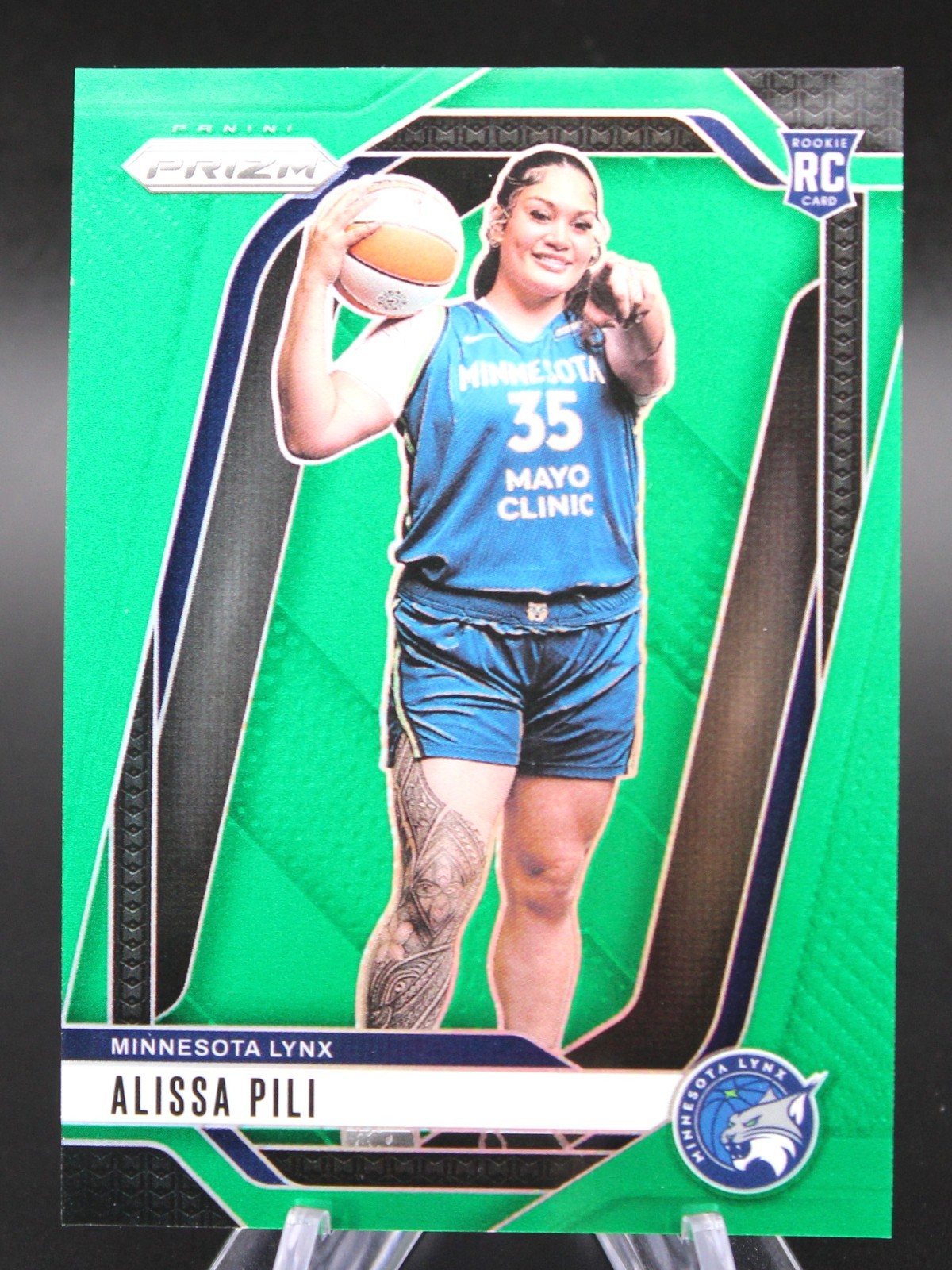 2024 Panini Prizm WNBA Green Prizm #150 ALISSA PILI Minnesota Lynx RC