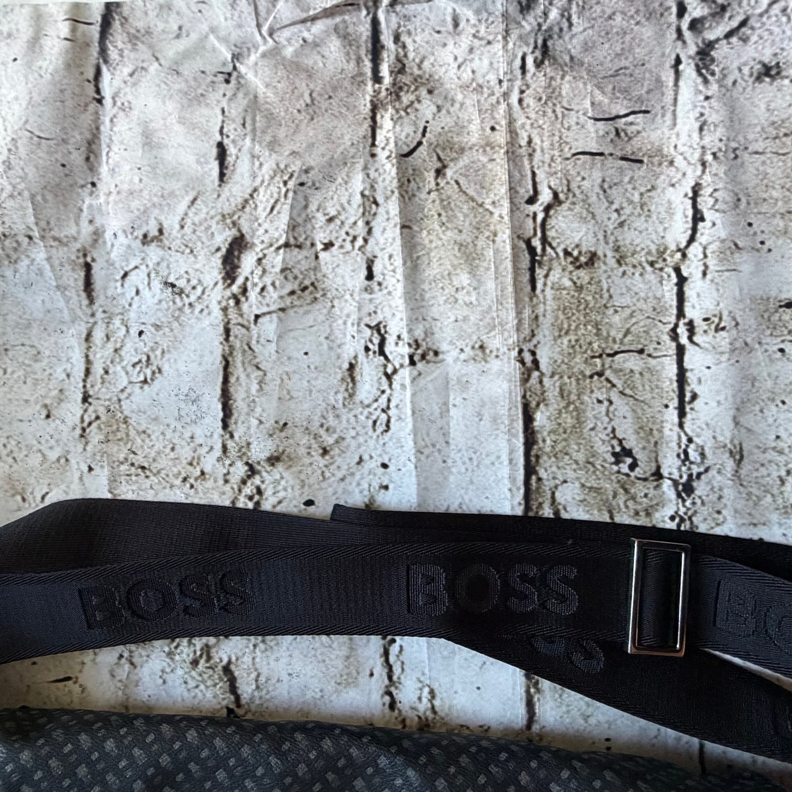 New Authentic Hugo Boss Byron Logo Large Leather Briefcase Messenger Bag