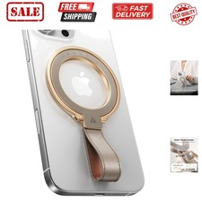2025 Leather Magnetic Phone Grip for MagSafe Longest Durable Adjustable P...