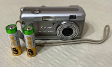Canon PowerShot A420 Digital Compact Camera 4.0MP 3.2x Optical Zoom Silver