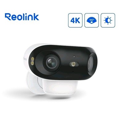 Reolink Argus 4 Pro 4K Wi Fi Camera   ColorX Night View   Dual Lens 180°