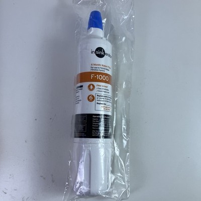 InSinkErator F-1000 Cartuccia Filtro Acqua Di Ricambio – Confezione Da 2, Twist-and-Lock, Certificato NSF 42 - 3