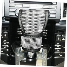 Bling Bling Auto Gear Shift Knob Cover,Auto Shift Gear Cover with White