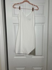White Fringe Dress