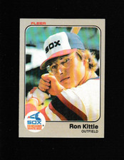 1983 FLEER #241 RON KITTLE ROOKIE CARD RC Chicago White Sox NRMT+. rookie card picture