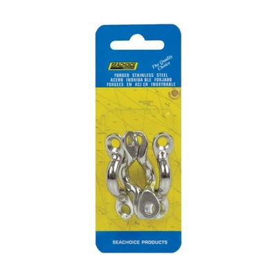 Seachoice 28811 Silver 304 Forged Stainless Steel Eye Strap 1-7/8 L x 3/8 W in.