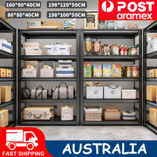 Adjustable Warehouse Racking Rack Shelving Garage Storage Steel Metal Shelves