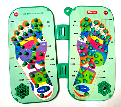 #ad XACTIVE Foot Reflexology Massage Mat Pressure Point Acupressure Foot Foldable F3 $32.29