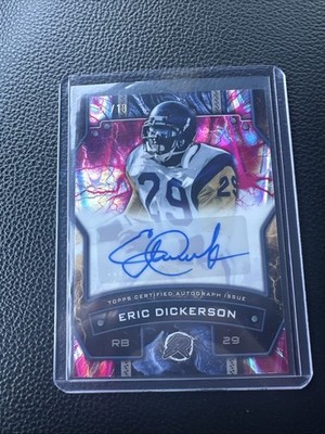 Topps Resurgence Signatures Eric Dickerson Auto /10