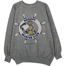 Vintage 90'S Blues Snoopy Woodstock character sweatshirt men's size XL equiv...