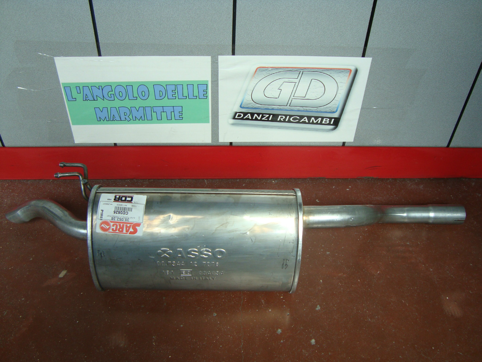 Marmitta Fiat Punto 188 1.2 Natural Power 60 CV 188 A4.000 Di Ac 09.2003 - Foto 4