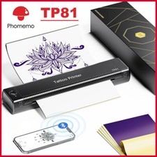 Phomemo TP81 Tattoo Transfer Stencil Printer Tattoo Artists Beginners US new