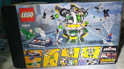 LEGO Spider-Man Doc Ock's Tentacle Trap Marvel SuperHeroes 76059 white tiger toy - Picture 2 of 8