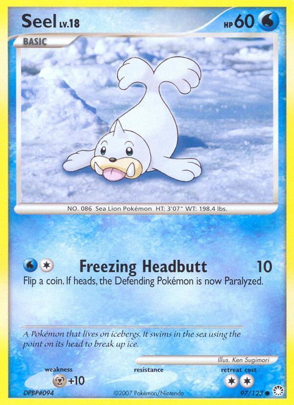 Pokemon Seel (97/124) Mysterious Treasures LP