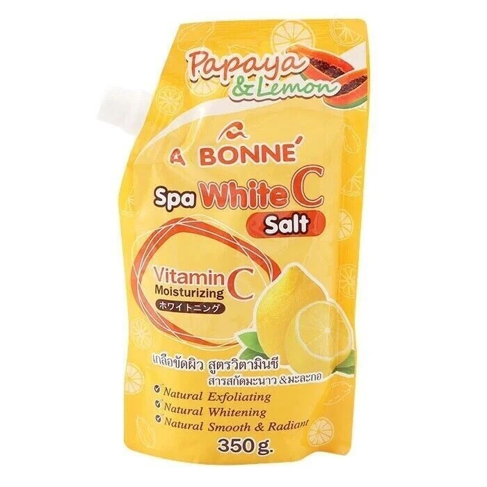 5 x A BONNE' Spa White C Salt Vitamin C Moisturizing Smooth Baby Skin Scrub 350g - Image 4 of 4