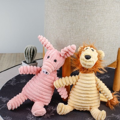Fuchs Hunde-Spielzeug Quietschend Plüsch für Kleine Hund und Welpen, Plüschtier.
