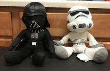 2 Lot 2015 Star Wars Northwest Darth Vader 14   Storm Trooper 13  Plush