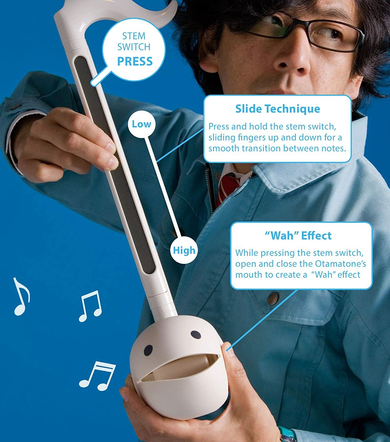 Maywa Denki Cube Otamatone deluxe White electronic musical instrument Japan  | eBay