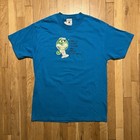 Camiseta Vintage Verde M&M Azul Grande Nueva Con Etiquetas Hecha en EE. UU.