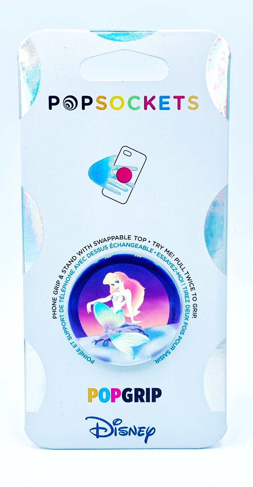 Authentic Popsockets Disney Little Mermaid Ariel PopGrip PopSocket Pop ...