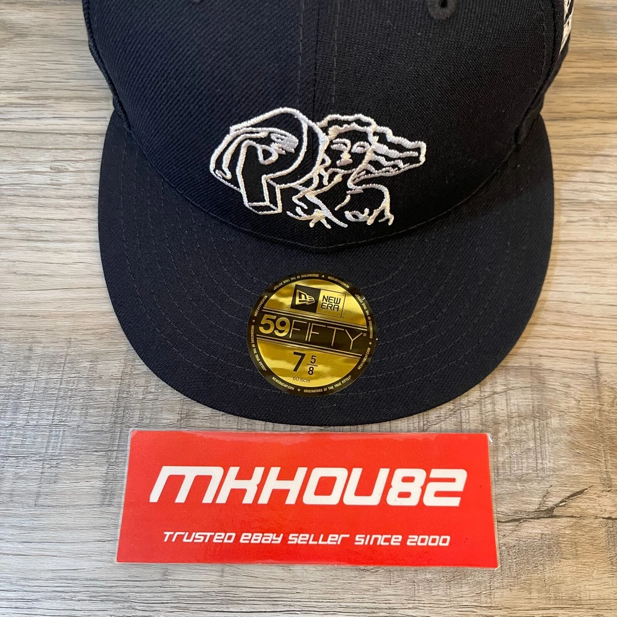 Palace Skateboards New Era P-Statue Hat Cap 59Fifty 7 5/8 Navy